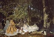 sketch for De picnic Shut down, Claude Monet